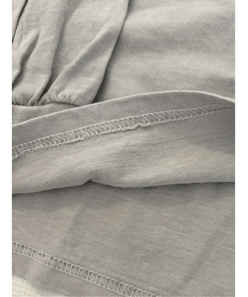 YACA(ヤーカ)の「Pigment Over L/S Tee/ピグメントオーバーロングスリーブTシャツ【unisex item】(Tシャツ/カットソー・レディース・チャコールグレー/グレイッシュベージュ・FREE)」の12枚目の写真