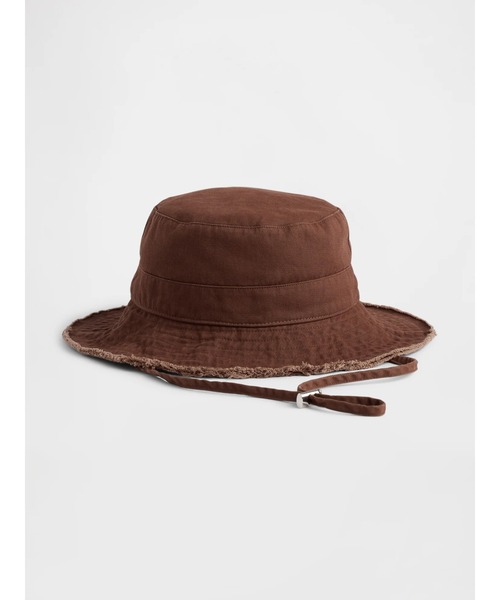 GAP（ギャップ）の「フレイド バケットハット（ハット・レディース・ブラック/インディゴブルー/ライトインディゴブルー/ブラウン・S/M/M/L）」の3枚目の写真