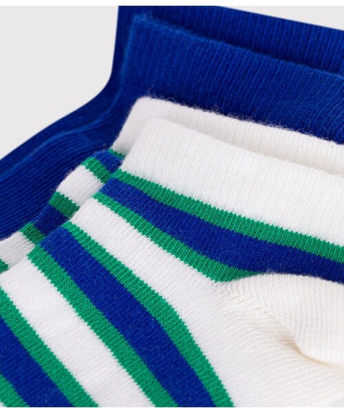 PETIT BATEAU（プチバトー）の「柄入りソックス２枚組（ソックス/靴下・キッズ・その他1・3-4Y/5-6Y/8Y-10Y/12Y-14Y）」の2枚目の写真