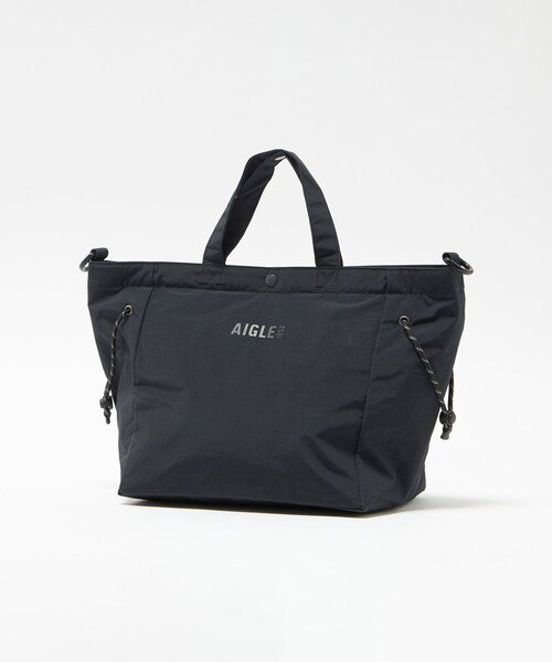 AIGLE(エーグル)の「<AIGLE> Tote with SLD(ショルダーバッグ・レディース・ブラック/ベージュ・FREE)」の9枚目の写真