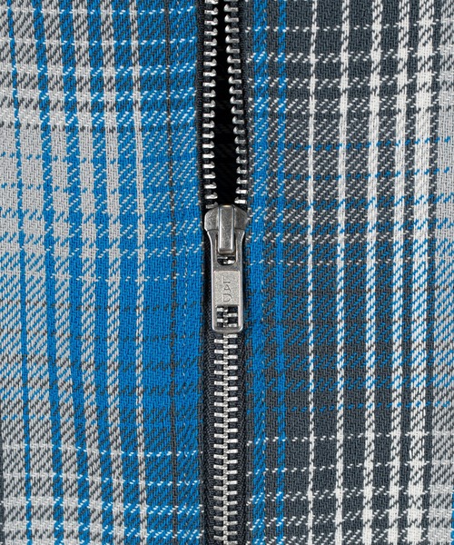 LAD MUSICIAN(ラッドミュージシャン)の「COTTON FLANNEL CHECK FRONT ZIP SHIRT(シャツ/ブラウス・メンズ・ブルー・46/42)」の7枚目の写真