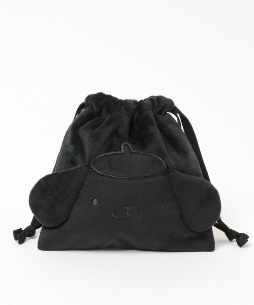 Me%（ミィパーセント）の「【ポムポムプリン】ぬいキンチャクポーチ 631400（ポーチ・レディース・ブラック/ブラウン/イエロー系その他・FREE）」の9枚目の写真