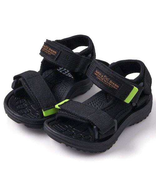 BREEZE（ブリーズ）の「アクティブテープサンダル（サンダル・キッズ・ベージュ/レインボー/ブラック・17/16/15 /14/21/20/19/18）」の9枚目の写真