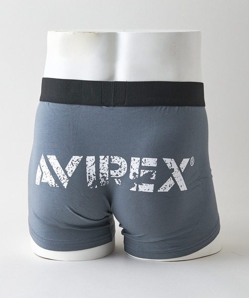 AVIREX（アヴィレックス）の「【AVIREX/アヴィレックス】FADED LOGO BOXER SHORTS フェイドロゴ ボクサーパンツ（ボクサーパンツ・メンズ・レッド/ブラック/グレー・MEDIUM/X-LARGE/LARGE）」の2枚目の写真