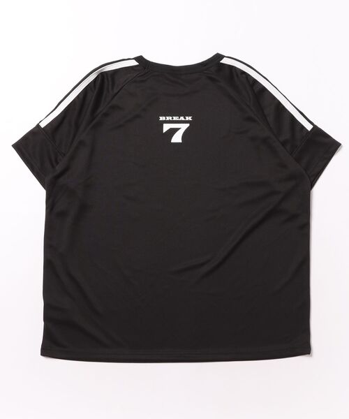 FARM(ファーム)の「メッシュラインTシャツ(Tシャツ/カットソー・キッズ・ネイビー/ブラック・130cm/140cm/150cm/160cm)」の4枚目の写真