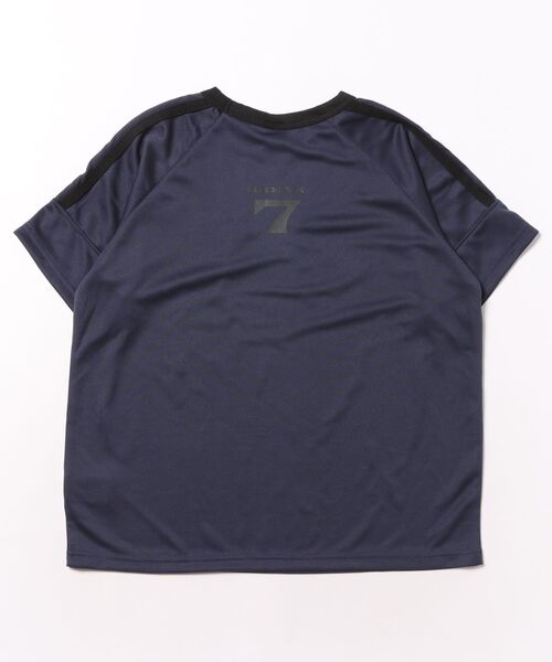 FARM(ファーム)の「メッシュラインTシャツ(Tシャツ/カットソー・キッズ・ネイビー/ブラック・130cm/140cm/150cm/160cm)」の5枚目の写真
