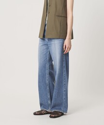 upperhights（アッパーハイツ）の「【別注】＜upper hights＞THE NIECE MID RISE ライトオンス デニムパンツ/コバルト（デニムパンツ）」