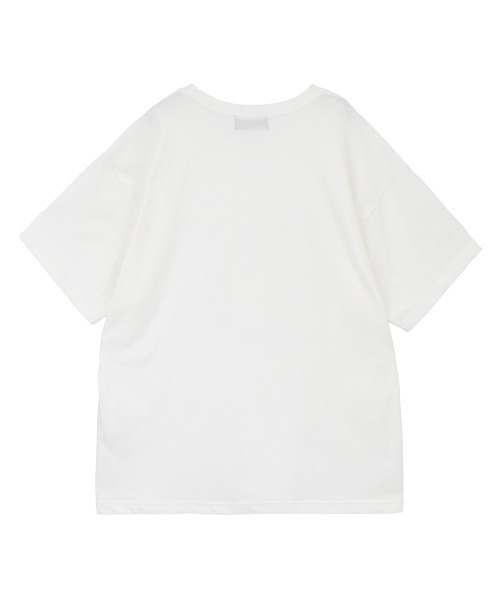 Candy Stripper(キャンディストリッパー)の「LOVE MYSELF UNICORN BIG Tシャツ(Tシャツ/カットソー・レディース・ブラック/オフホワイト/ピンク・FREE)」の4枚目の写真