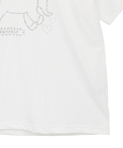 Candy Stripper(キャンディストリッパー)の「LOVE MYSELF UNICORN BIG Tシャツ(Tシャツ/カットソー・レディース・ブラック/オフホワイト/ピンク・FREE)」の7枚目の写真