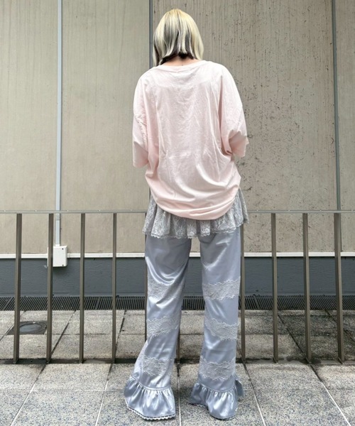 Candy Stripper(キャンディストリッパー)の「LOVE MYSELF UNICORN BIG Tシャツ(Tシャツ/カットソー・レディース・ブラック/オフホワイト/ピンク・FREE)」の15枚目の写真