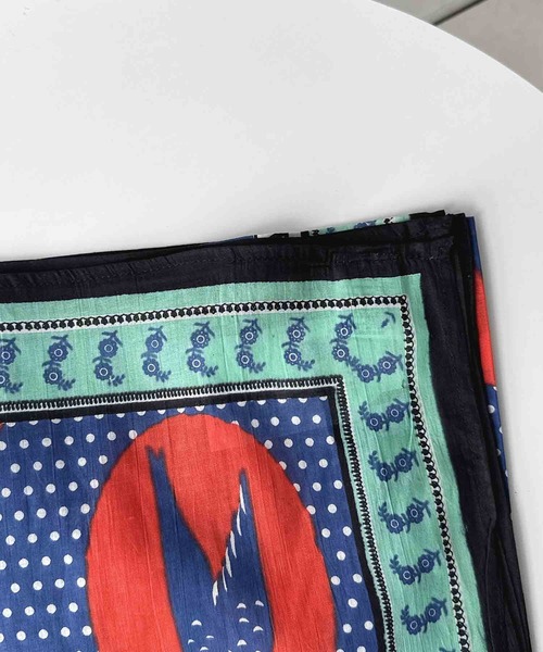 AS KNOW AS plus（アズノゥアズプラス）の「アフリカンプリント大判スカーフ 100 × 100（バンダナ/スカーフ・レディース・E/D/C/A/B・FREE）」の20枚目の写真