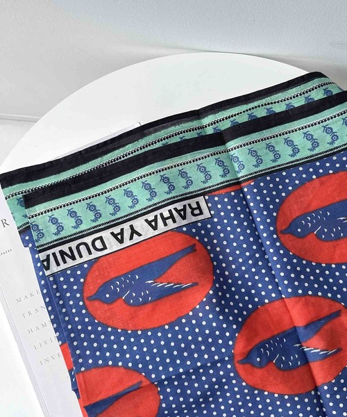 AS KNOW AS plus（アズノゥアズプラス）の「アフリカンプリント大判スカーフ 100 × 100（バンダナ/スカーフ・レディース・E/D/C/A/B・FREE）」の21枚目の写真