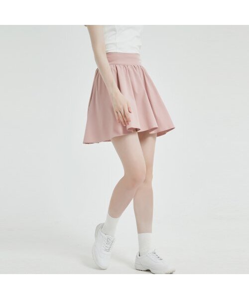 E.PARCA（イパルカ）の「ハイウエストフレアスカート（ライトピンク）（スカート・レディース・その他・MEDIUM/LARGE/SMALL）」の2枚目の写真