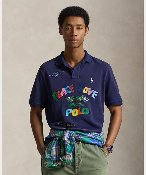 クラシック フィット Peace Love Polo シャツ（ポロシャツ）｜POLO