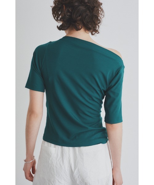 Muel Chic(ミュエルシック)の「Frow 2way CS フロウ2wayカットソー(Tシャツ/カットソー・レディース・ライトブルー/アイボリー/ブラック/レッド/グリーン・FREE)」の21枚目の写真