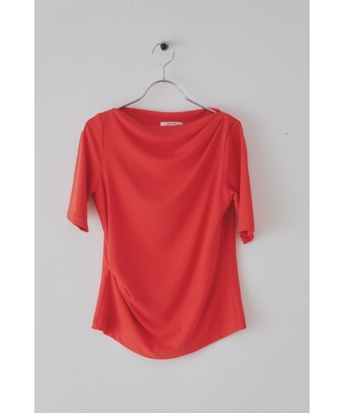 Muel Chic(ミュエルシック)の「Frow 2way CS フロウ2wayカットソー(Tシャツ/カットソー・レディース・ライトブルー/アイボリー/ブラック/レッド/グリーン・FREE)」の11枚目の写真