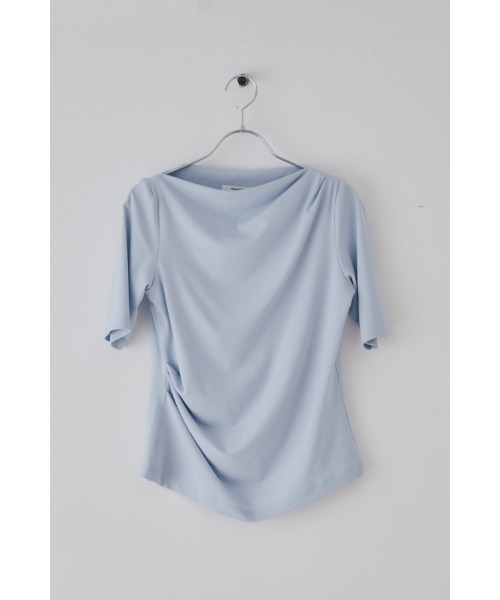 Muel Chic(ミュエルシック)の「Frow 2way CS フロウ2wayカットソー(Tシャツ/カットソー・レディース・ライトブルー/アイボリー/ブラック/レッド/グリーン・FREE)」の10枚目の写真