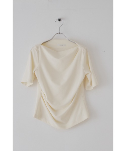 Muel Chic(ミュエルシック)の「Frow 2way CS フロウ2wayカットソー(Tシャツ/カットソー・レディース・ライトブルー/アイボリー/ブラック/レッド/グリーン・FREE)」の6枚目の写真