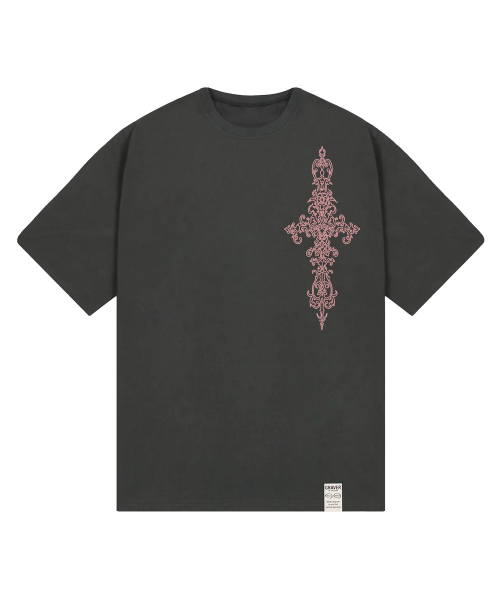 GRAVER（グレーバー）の「[ユニセックス]SIM CROSS 半袖Tシャツ_4色（Tシャツ/カットソー・レディース・ブラック/イエロー/ホワイト/チャコールグレー・SMALL/MEDIUM/LARGE/X-SMALL）」の14枚目の写真