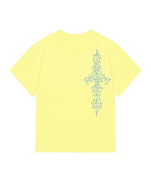 GRAVER（グレーバー）の「[ユニセックス]SIM CROSS 半袖Tシャツ_4色（Tシャツ/カットソー・レディース・ブラック/イエロー/ホワイト/チャコールグレー・SMALL/MEDIUM/LARGE/X-SMALL）」の16枚目の写真