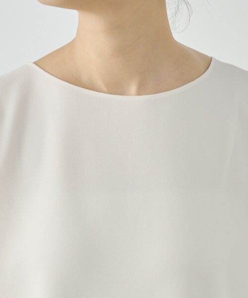 LIVETART(リヴェタート)の「バックサテンフレンチブラウス《LIVETART》(シャツ/ブラウス・レディース・ブラック/アイボリー・FREE)」の16枚目の写真