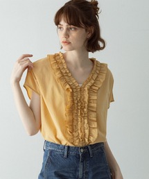 URBAN RESEARCH Sonny Label（アーバンリサーチサニーレーベル）の「Vネックフリルカラーブラウス（シャツ/ブラウス）」