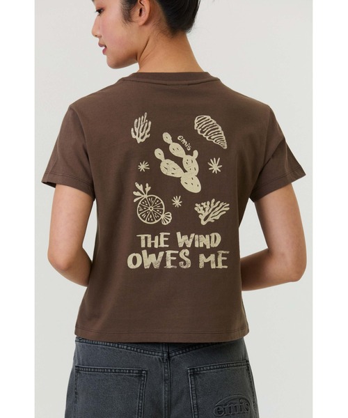 EMIS(イミス)の「(W) COASTAL BABY T-SHIRT(Tシャツ/カットソー・レディース・ホワイト/イエロー/ブラウン・FREE)」の7枚目の写真