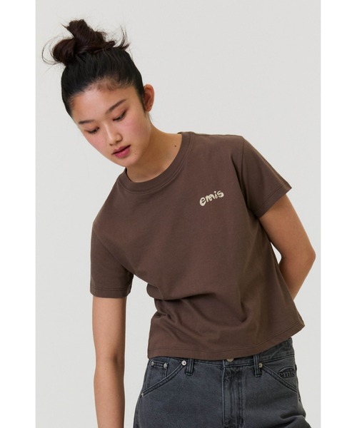 EMIS(イミス)の「(W) COASTAL BABY T-SHIRT(Tシャツ/カットソー・レディース・ホワイト/イエロー/ブラウン・FREE)」の8枚目の写真