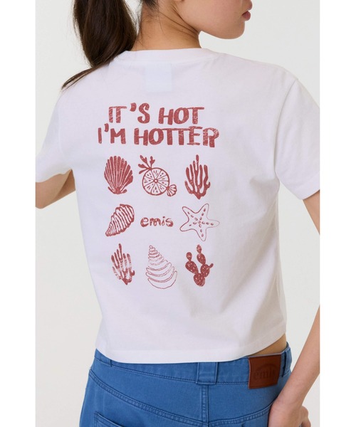 EMIS(イミス)の「(W) COASTAL BABY T-SHIRT(Tシャツ/カットソー・レディース・ホワイト/イエロー/ブラウン・FREE)」の15枚目の写真