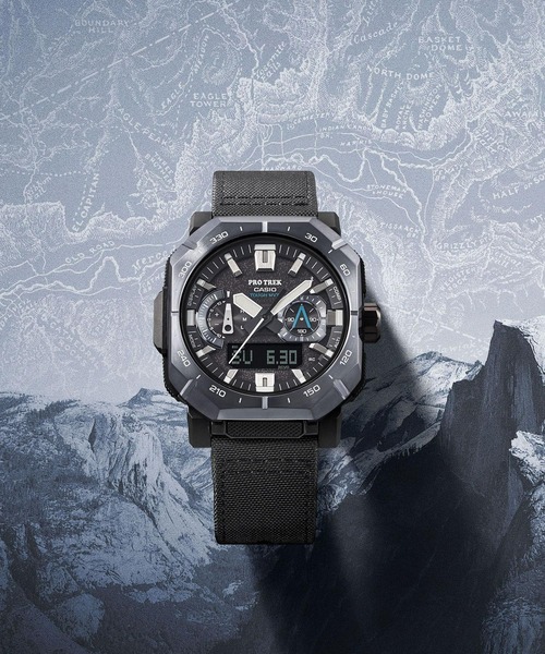 PRO TREK（プロトレック）の「Climber Line（クライマーライン） / Bluetooth電波ソーラー / PRW-B1000B-2JF（アナログ腕時計・メンズ・ブルー・FREE）」の3枚目の写真