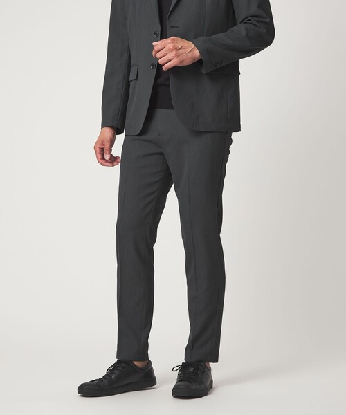 green label relaxing(グリーンレーベルリラクシング)の「【WEB限定】JUST fit エアリーカルゼ ナロー セットアップ-2WAYストレッチ・吸水速乾-(セットアップ・メンズ・ダークグレー/ネイビー/モカ・XL/S/L/XS/XXL/M)」の7枚目の写真