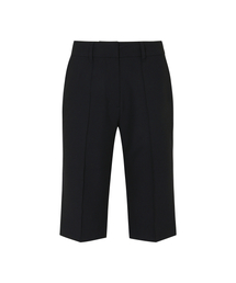 STRETCH SOFTSHELL CAPRI PANTS_Black