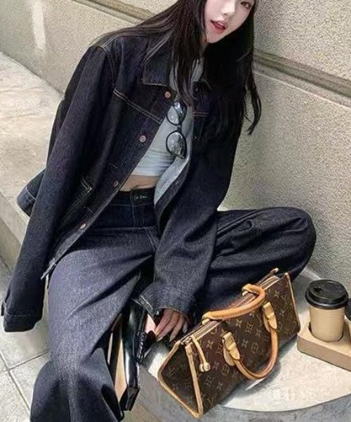 semplice(センプリチェ)の「セットアップ【韓国ファッション】(セットアップ・レディース・ブルー・L/M/S)」の10枚目の写真