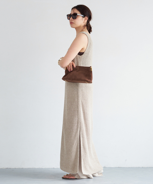 Deuxieme Classe(ドゥーズィエムクラス)の「Lily Linen ワンピース(ワンピース・レディース・ベージュ・38/36)」の5枚目の写真