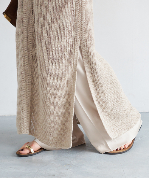 Deuxieme Classe(ドゥーズィエムクラス)の「Lily Linen ワンピース(ワンピース・レディース・ベージュ・38/36)」の8枚目の写真