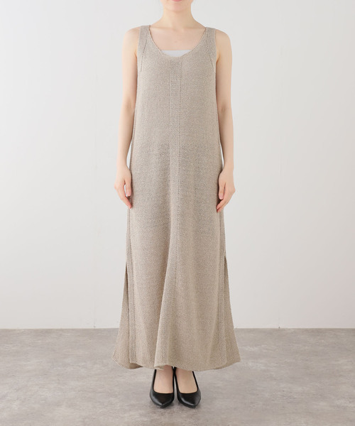 Deuxieme Classe(ドゥーズィエムクラス)の「Lily Linen ワンピース(ワンピース・レディース・ベージュ・38/36)」の9枚目の写真