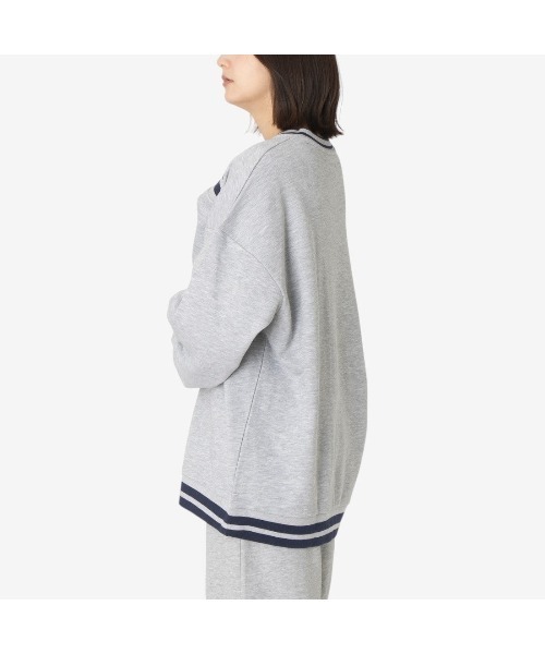 Reebok（リーボック）の「ローンクラブ クルースウェット / LAWN CLUB CREW SWEATSHIRT（スウェット・レディース・グレー・X-SMALL/SMALL/MEDIUM/LARGE）」の5枚目の写真