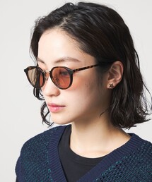＜CITEN＞ケース付きカラーグラスメタルリム
