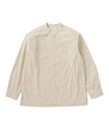 コットンナイロンバンドカラーシャツ/セットアップ対応