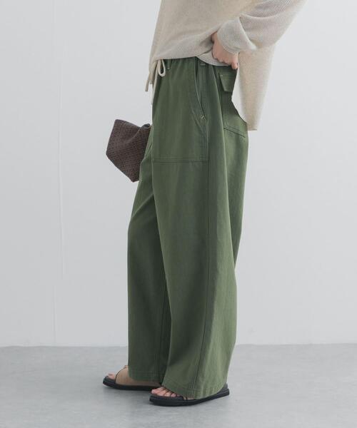 URBAN RESEARCH DOORS（アーバンリサーチドアーズ）の「コットンベーカーパンツ（その他パンツ・レディース・ホワイト系その他/カーキ・SMALL/MEDIUM）」の18枚目の写真