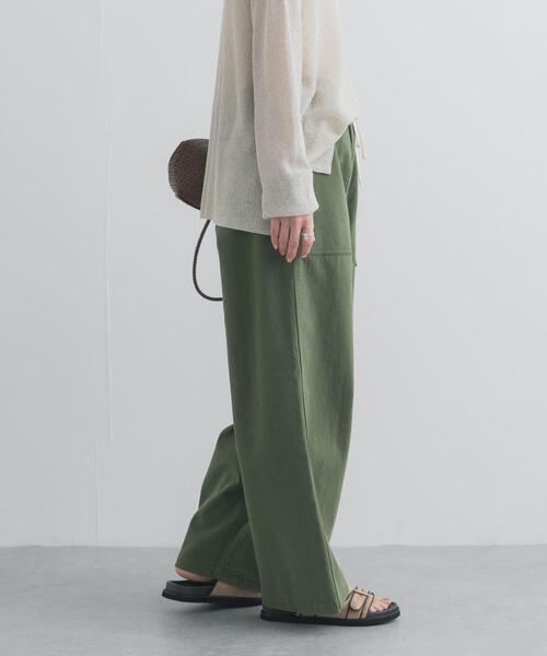 URBAN RESEARCH DOORS（アーバンリサーチドアーズ）の「コットンベーカーパンツ（その他パンツ・レディース・ホワイト系その他/カーキ・SMALL/MEDIUM）」の16枚目の写真