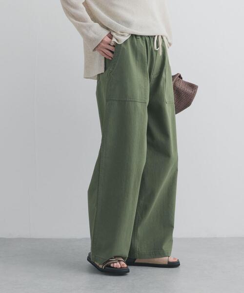 URBAN RESEARCH DOORS（アーバンリサーチドアーズ）の「コットンベーカーパンツ（その他パンツ・レディース・ホワイト系その他/カーキ・SMALL/MEDIUM）」の15枚目の写真