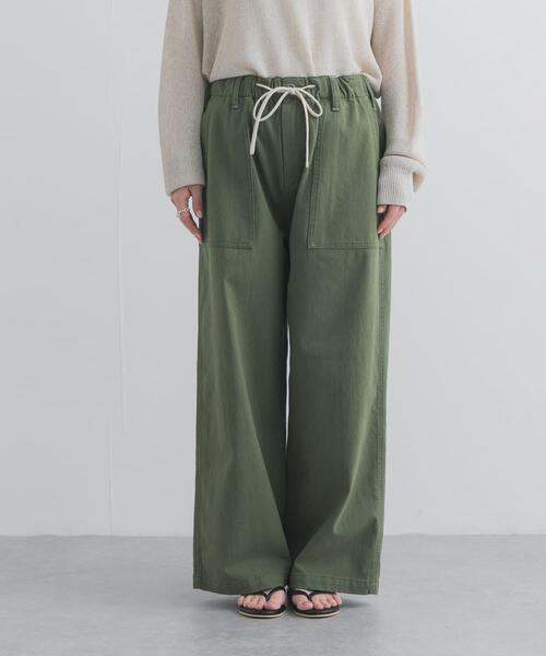 URBAN RESEARCH DOORS（アーバンリサーチドアーズ）の「コットンベーカーパンツ（その他パンツ・レディース・ホワイト系その他/カーキ・SMALL/MEDIUM）」の12枚目の写真