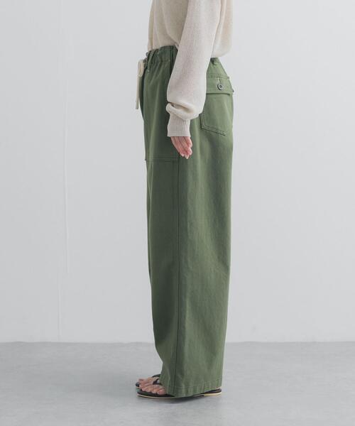 URBAN RESEARCH DOORS（アーバンリサーチドアーズ）の「コットンベーカーパンツ（その他パンツ・レディース・ホワイト系その他/カーキ・SMALL/MEDIUM）」の11枚目の写真