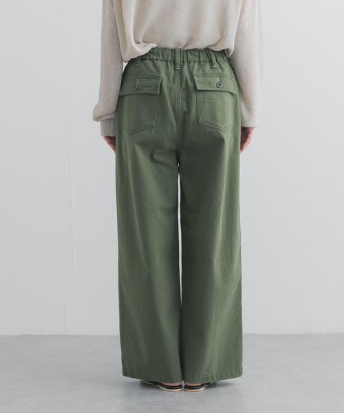 URBAN RESEARCH DOORS（アーバンリサーチドアーズ）の「コットンベーカーパンツ（その他パンツ・レディース・ホワイト系その他/カーキ・SMALL/MEDIUM）」の10枚目の写真