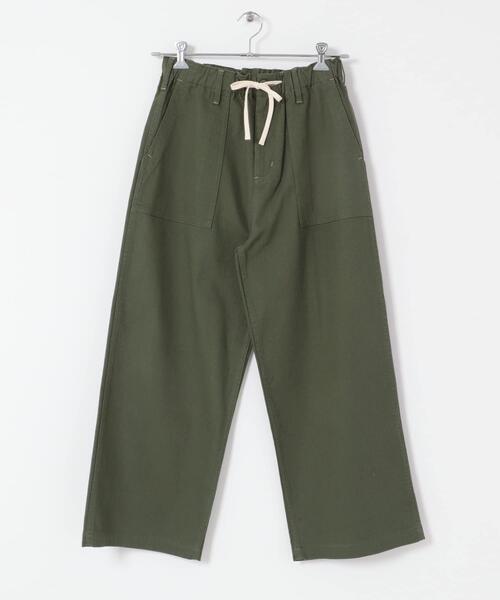 URBAN RESEARCH DOORS（アーバンリサーチドアーズ）の「コットンベーカーパンツ（その他パンツ・レディース・ホワイト系その他/カーキ・SMALL/MEDIUM）」の9枚目の写真