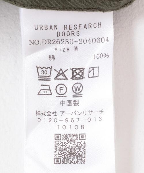 URBAN RESEARCH DOORS（アーバンリサーチドアーズ）の「コットンベーカーパンツ（その他パンツ・レディース・ホワイト系その他/カーキ・SMALL/MEDIUM）」の4枚目の写真