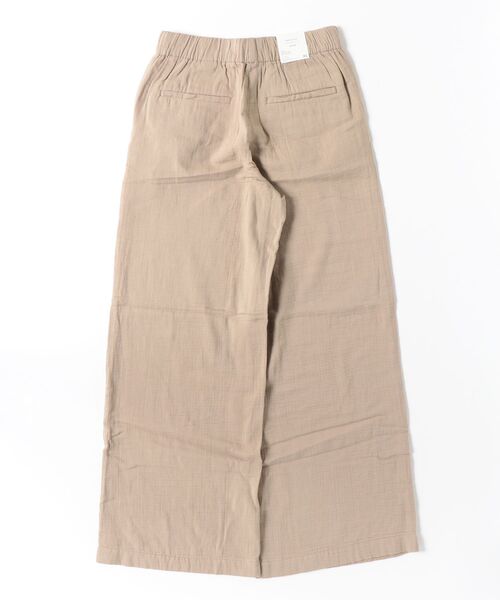 BANANA REPUBLIC FACTORY STORE(バナナリパブリック ファクトリーストア)の「BANANA REPUBLIC FACTORY STORE Anyday ワイドレッグ ハイライズ ガーゼ パンツ(その他パンツ・レディース・アイボリー/ベージュ・L/M/S/XS)」の3枚目の写真