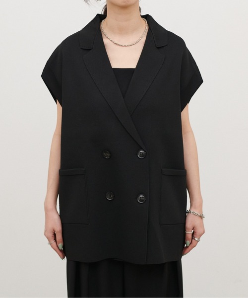 LARUTA（ラルータ）の「【LARUTA】［Web限定］ニットテーラードベスト（ベスト・レディース・ベージュ/ブラック/アイボリー/グレー・FREE）」の21枚目の写真