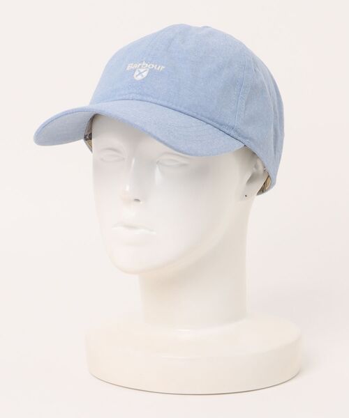 Barbour(バブアー)の「<BARBOUR>NELSON CHAMBRAY CAP(キャップ・メンズ・ブルー・FREE)」の1枚目の写真